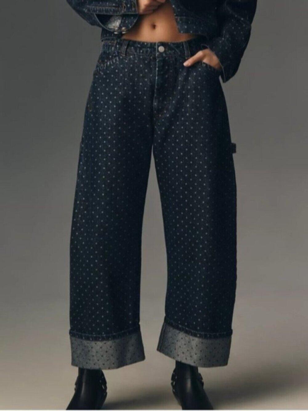 NWT Size 31 P - The Kayden Carpenter High Rise Barrel Jeans by Pilcro ( US$168)